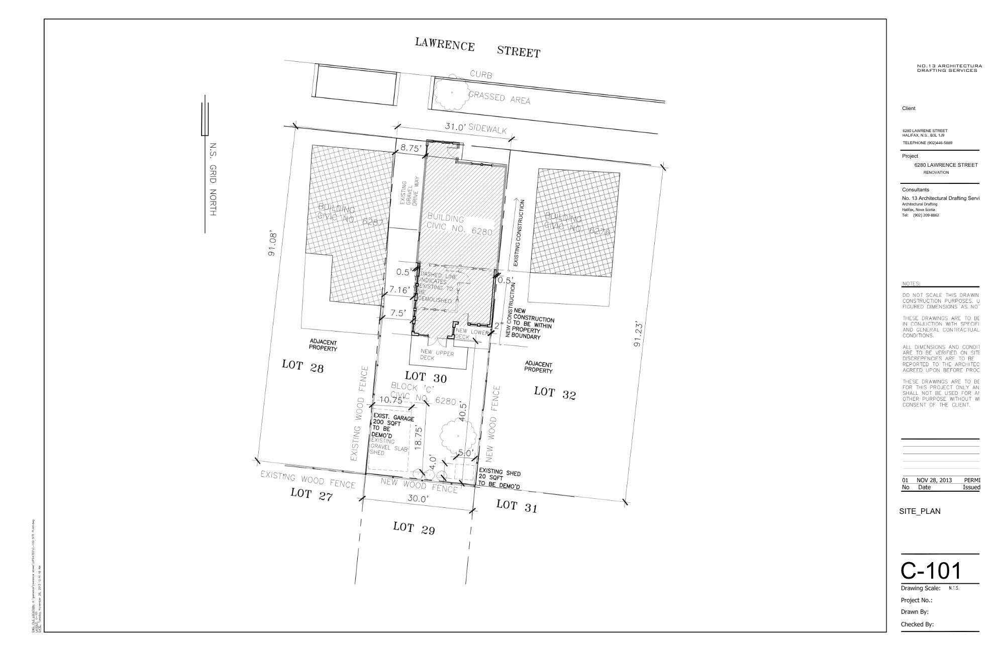 Plot plan